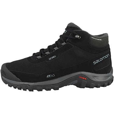 Salomon Shelter Climasalomon™ Waterproof (wasserdicht) Herren Winterschuhe, Schwarz (Black/Ebony/Black), 46 EU im Sale